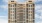 The exterior of the Novel Turtle Creek apartment complex in Dallas, featuring a modern facade with a view of the balconies.