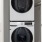 a washing machine in a closet